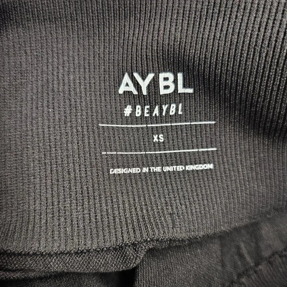 AYBL Womens Balance  Seamless High Rise Crop Active Leggings Black Size XS - Picture 5 of 9